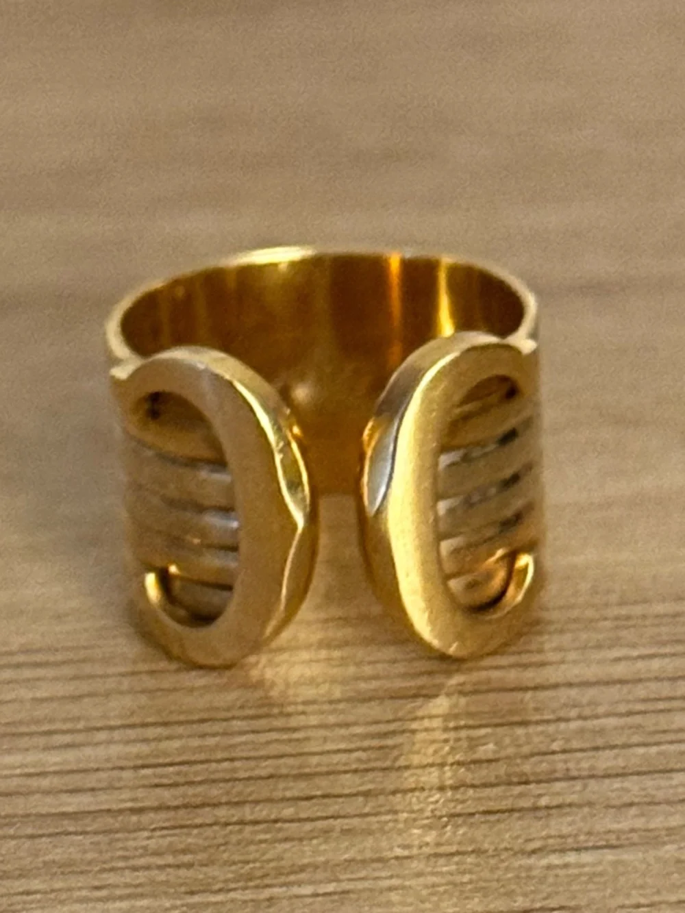 Cartier Vintage Double C de Cartier Ring - Size 45